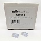 Ez-rj45 5569e1 Cooper Wiring Devices Box Of Conductor Plugs 032664660283