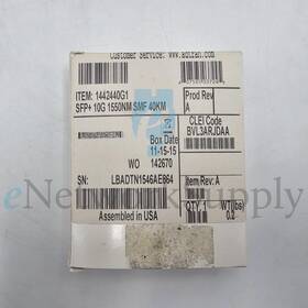 Bvl3arjdaa Adtran 1442440g1 Sfp 11.3 Gbps 1550 Nm Smf 40 Km