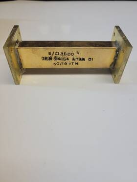 3em24154 Alcatel-lucent Wr-90 Waveguide 4 Inch Length Straight With Ug-39/u Flange 8.2-12.4ghz