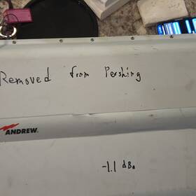 Fru-6 Andrew Telecom System Unit Component Removed From Posting 3rd North -11 Db