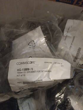 Hg-15mm-78 Andrew Hg-58-114 Commscope Grommet For 7/8 Inch Hanger Kit Of 10