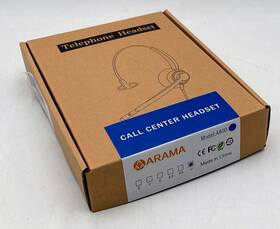A800 Arama Call Center Headset With Noise-canceling Microphone 3.5mm Jack