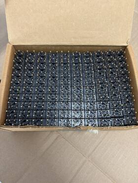 10309437 At&t 100 Ct Box Telecom Telco 4b1ew 350v Black 5-pin Gas Fuse Module Protector