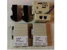 120a2 Avaya Qty. 02 At&t Lucent Csu Modules Connectors And 3 Way Adaptors