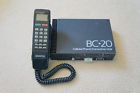 Bc-20 Audiovox Cellular Phone Transceiver Unit And Handset Vintage