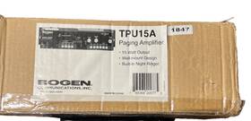 Bgtpu15a Bogen Tpu15a Telephone Paging Amplifier 15 Watt 70v/25v Tpu-15a New