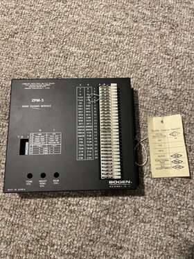 Zpm-3 Bogen Zone Paging Module