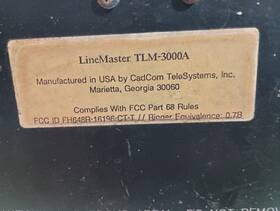 Tlm-3000a Cadcom Tps-301a Linemaster Power Supply For