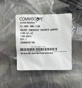 Fj-4sm-008-7.5m Commscooe Fj-4sm-008-5m New Commscope Heliax 4 Fiber Distribution Cable Jumper