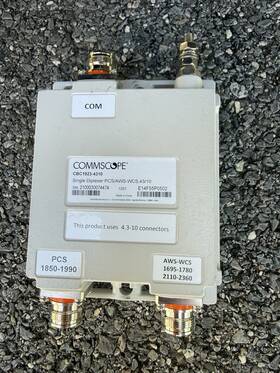 Commscope Cbc1923-4310 Single Diplexer Pcs/aws/wcs 4.3-10 Connectors