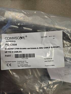Pg-cs08 Commscope Pgcs08 Pim-guard Antenna And Rru Cable Support Bracket Up To 8 Cables