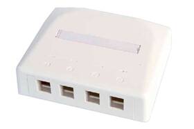 1-1933671-3 Commscope / Tyco Te Ampinnergy Qty 10 - 4-port Surface Mount Module Alpine White New In Box