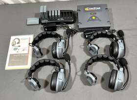 Pro2000 Comstar Eartec Wireless Communications System 4x S Headsets Batteries