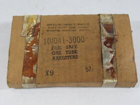 041-3000 Cook Electric Fail Safe Gas Tube Arrester 10 Pack Nos