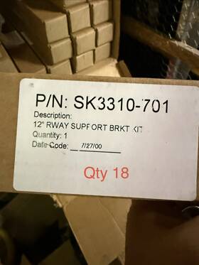 Sk3310-701 Cpi/chatsworth Rway 12 Inch Support Bracket Kit Mpn Qty 18