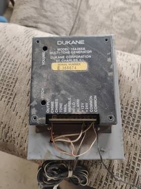 15a2766a Dukane 15a266a Multitone Generator Not Tested