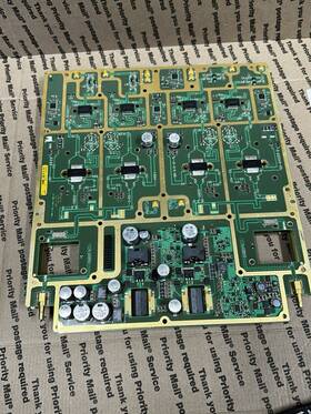 Cb4h697653-cf81866055 Ericsson Lot Of 2 Radio Access Boards/full Gold Plated Back/telecom Scrap/parts