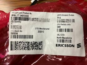 Rpm777346 Ericsson Rpm777346/03000 Power Cable - Rpm 777 346/03000 Anderson To Lug