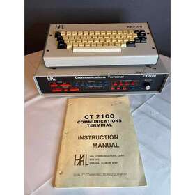 Ct2100 Hal Kb2100 Vintage Rare Ham Radio Rtty Communications Terminal Keyboard