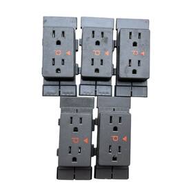 133616-5 Herman Miller Lot Of 5 A1311.d Action Office Encore Duplex Receptacle Outlet