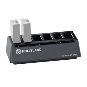 Hl-cbs01 Hollyland 6-slot Charging Base For Solidcom Se Headset Battery Black #hl-cbs01