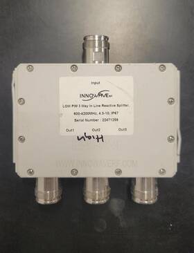 22471259 Innowave Rf Low Pim 3 Way In Line Reactive Splitter