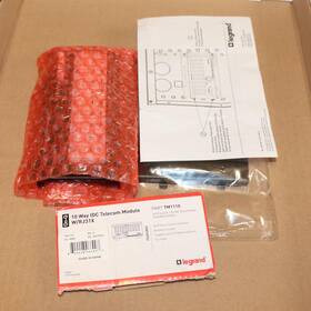 Tm1110 Legrand Ac1068 One 10-way Idc Telecom Module With Rj31x New No Box