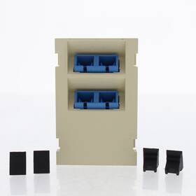 Sc-45dg-phos Leviton 078477948422 41293-pci Ivory 3u Mos-4 Bronze Sleeve