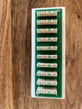 58141-01 Leviton 1x9 Bridged Punchdown Telecom Board