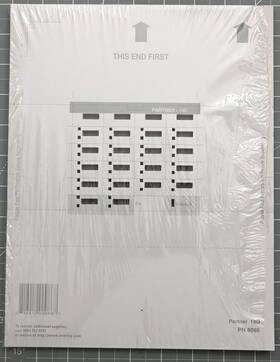 8086 Lucent Lot Of 20 Avaya 18d Partner Phone Desi Paper Labels New