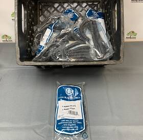L-h4du-25-cg Lynn Electronics Lot Of 18 New 25 Inch Gray Telephone Handset Coil Cord