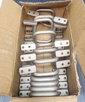 Si-4753 Maclean Senior Lot Of X 15 Distribution Ring 1.87 In Ring/saddle Aluminum