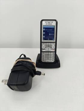 622d Mitel 662d Wireless Handset With Charger And Battery Has Passcode As Is