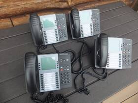 50006123 Mitel 8568 Lot Of 4 Telephone Lcd Display System Phone
