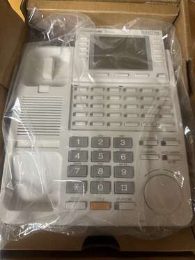 Kx-t7456 Panasonic 6 Line Lcd Backlighted Display Speaker Phone Very Clean