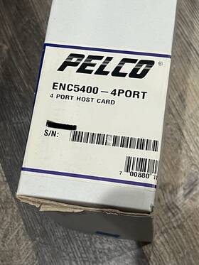 Enc5400-4port Pelco Enc5400-4 Port 4 Host Card New 2rr168