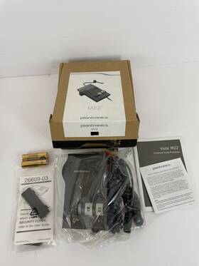 A113087 Plantronics Vista M22 Universal Audio Processor Headset Amplifier New