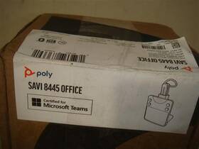 8445 Poly Savi Office Dect 1920-1930 Mhz Convertible Headset - Nob