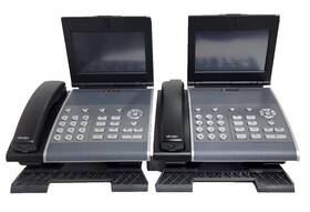 Wx1500 Polycom Lot Of 2 - Business Voice And Video Ip Phone- Missing Parts