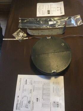 8003553 Preformed Armadillo Drillable End Plate Kit 9.5 Inch Diameter 2-section