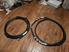 4mw4mwl12-080ffs Radio Frequency Systems 15601398 Lot Of 2 8ft Cables 4m4ml12-080ffs