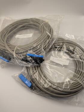 T3ams9sms9s Redcom Lot Of 2 New In Bag 75ft Cat 3 Cable