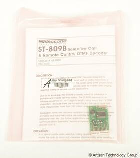 St-809b Selectone Miniature Dtmf Decoder