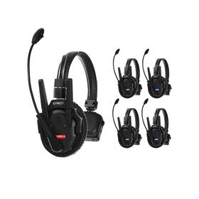Xtalk-xpro5 Synco Audio Xtalk Xpro 5-person Wireless Intercom System With 5x Single-ear Headset