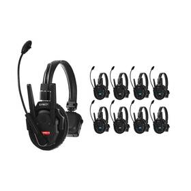 Xtalk-xpro9 Synco Audio Xtalk Xpro 9-person Wireless Intercom System 9x Single-ear Headset
