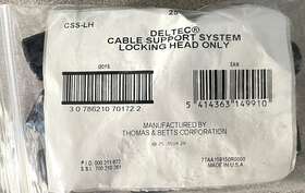 Thomas & Betts Corporation 414363149910 Deltec Cable Support System Locking Head Only 25 Pcs Css-lh - Brand New