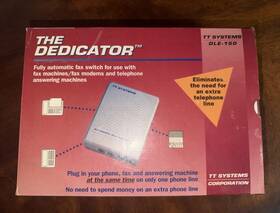 Dle-150 Tt Systems Vintage The Dedicator Automatic Fax Switch New Complete Box