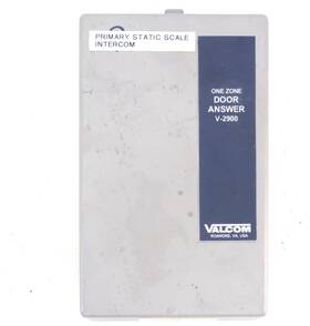 Valcom 799111001319 V2900 V-2900 Single Zone Door Answering Unit