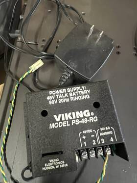 Ps-48-rg Viking Power Suplply 48v Talk Battery 90v 20hz Ringing With Ps-1