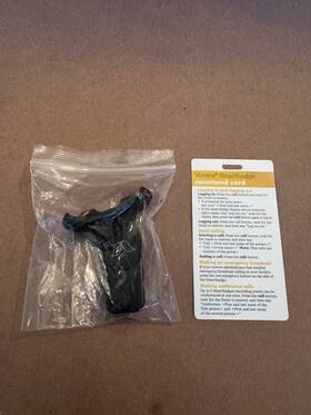 230-02155 Vocera 819595015722 Oem Strykerclip Grip For Smart Badge V5000 -